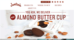 Desktop Screenshot of justinsnutbutter.com